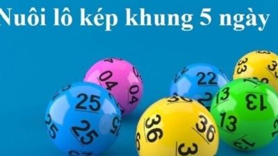 Lô kép nuôi khung 5 ngày: Mang về chiến thắng khủng