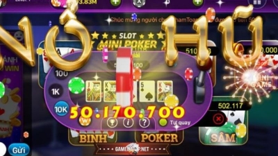 Nổ hũ mini poker: Quay hũ siêu tốc, trúng thưởng cực lớn